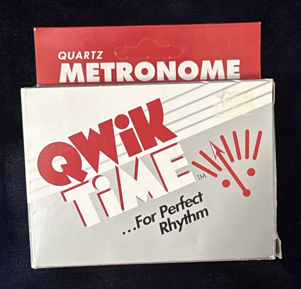 Qwik Time Quartz Metronome QT-3 - New In Box