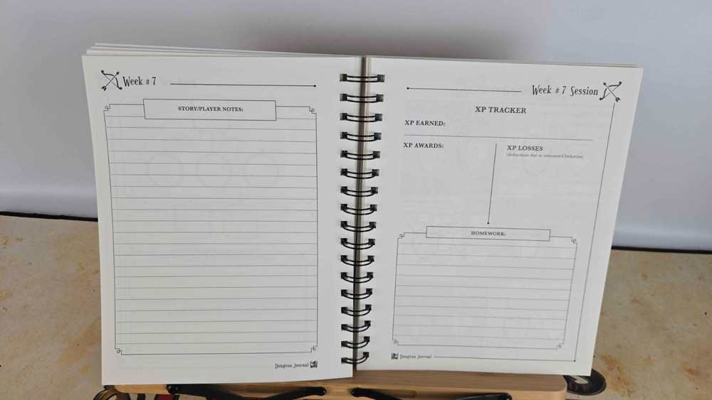 The Game Master's Dungeon Journal - DnD Dungeon Master Notebook - Blue