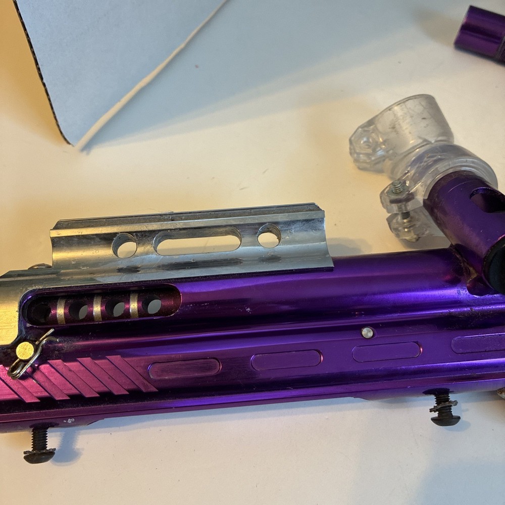 Spyder Java Edition Semi-Auto Cal 68 Shutter Paintball Marker Purple- Parts Only