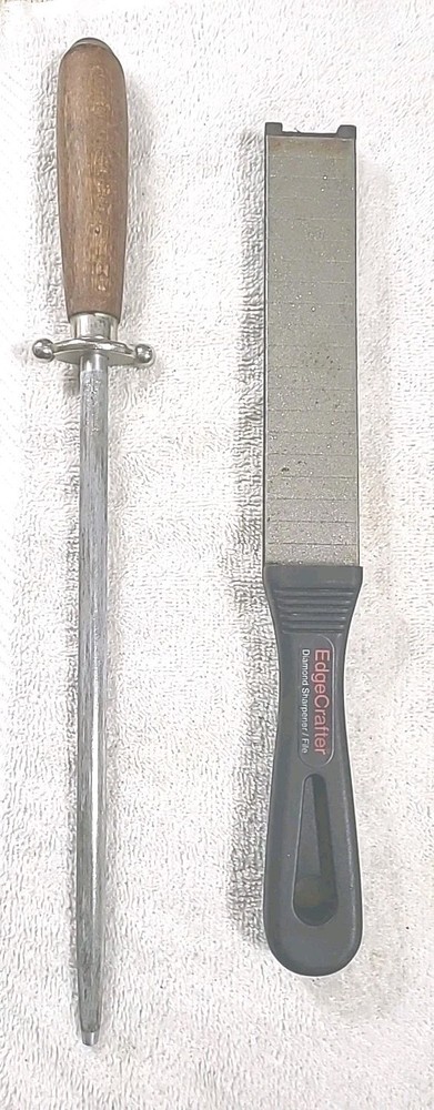 Diamond Sharpening Stone File  Sharpener for Knife & Fuller Hone Tool Lot.