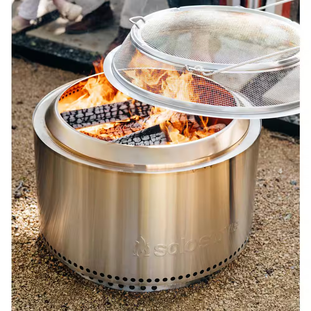 Yukon 27 In. Stainless Steel Shield Fire Pit Screen