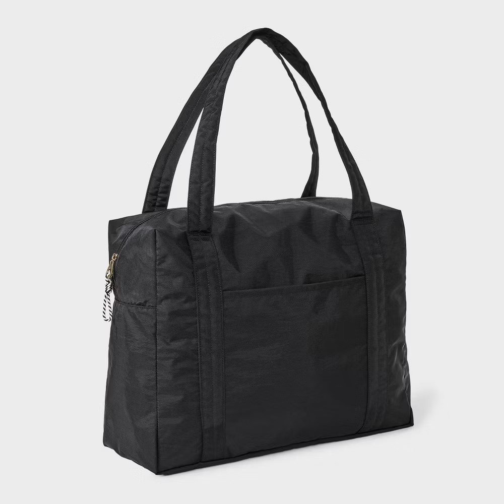 Essential Packable Weekender Duffel Bag - Universal Thread Black