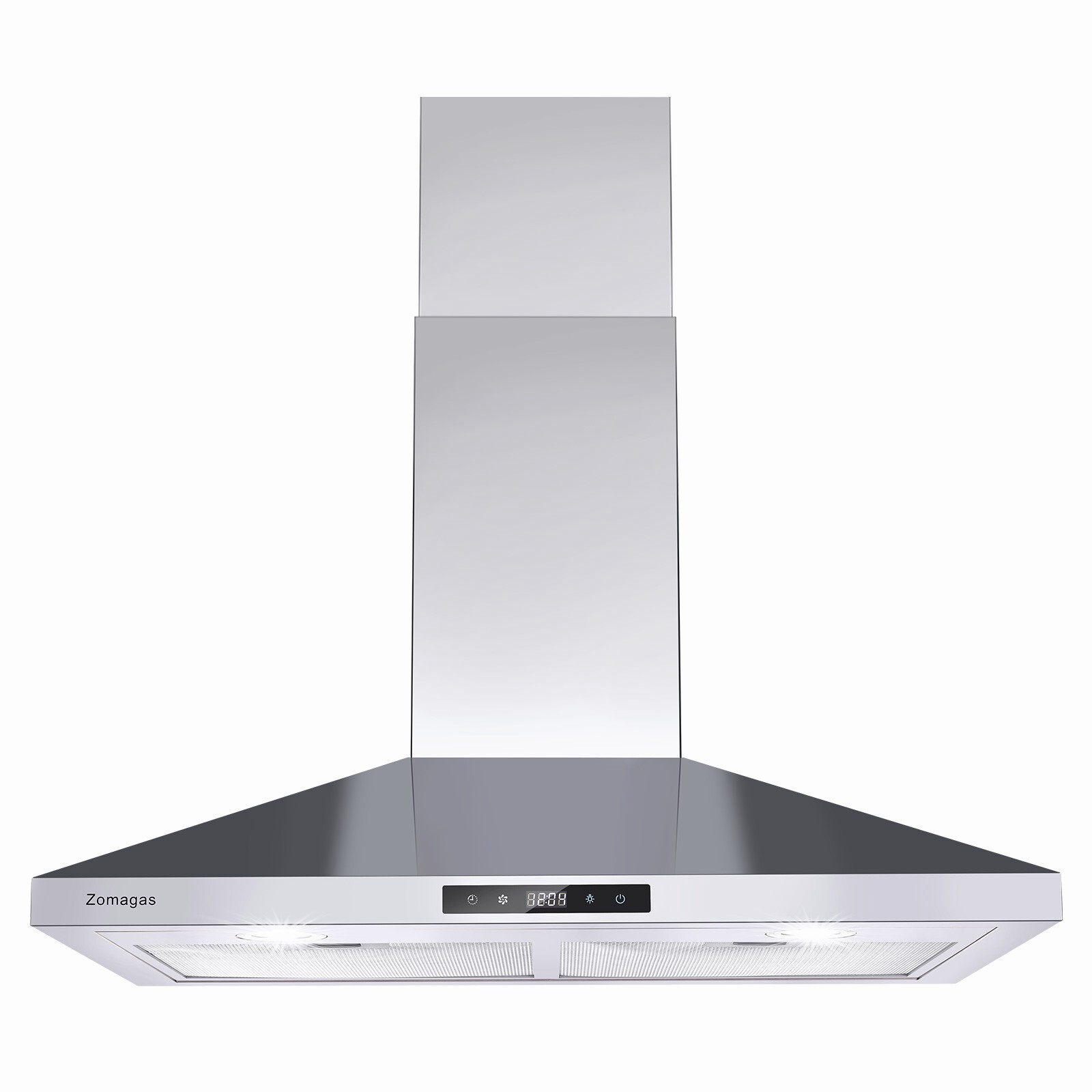 Wall Mount Range Hood 30inch Stainless Steel Vent 450CFM Touch Panel w/LED NEW
