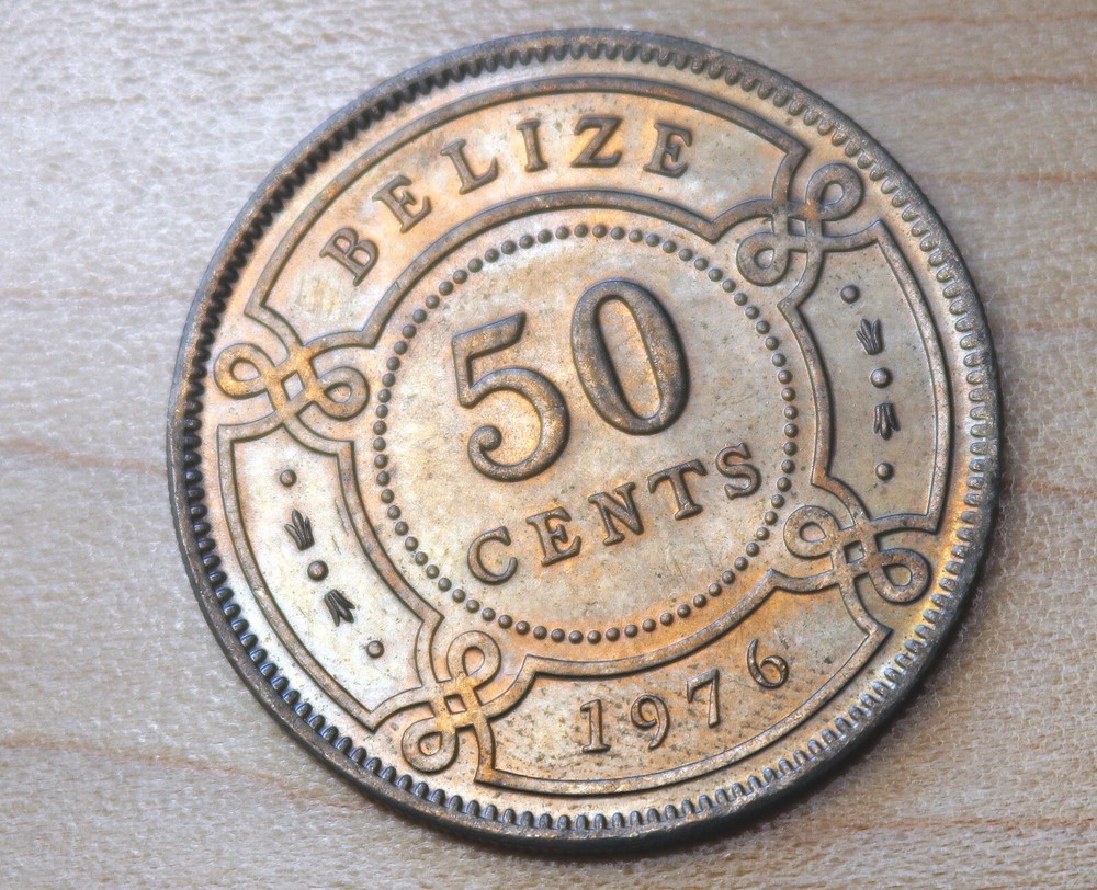 1976 Belize 50 Cents