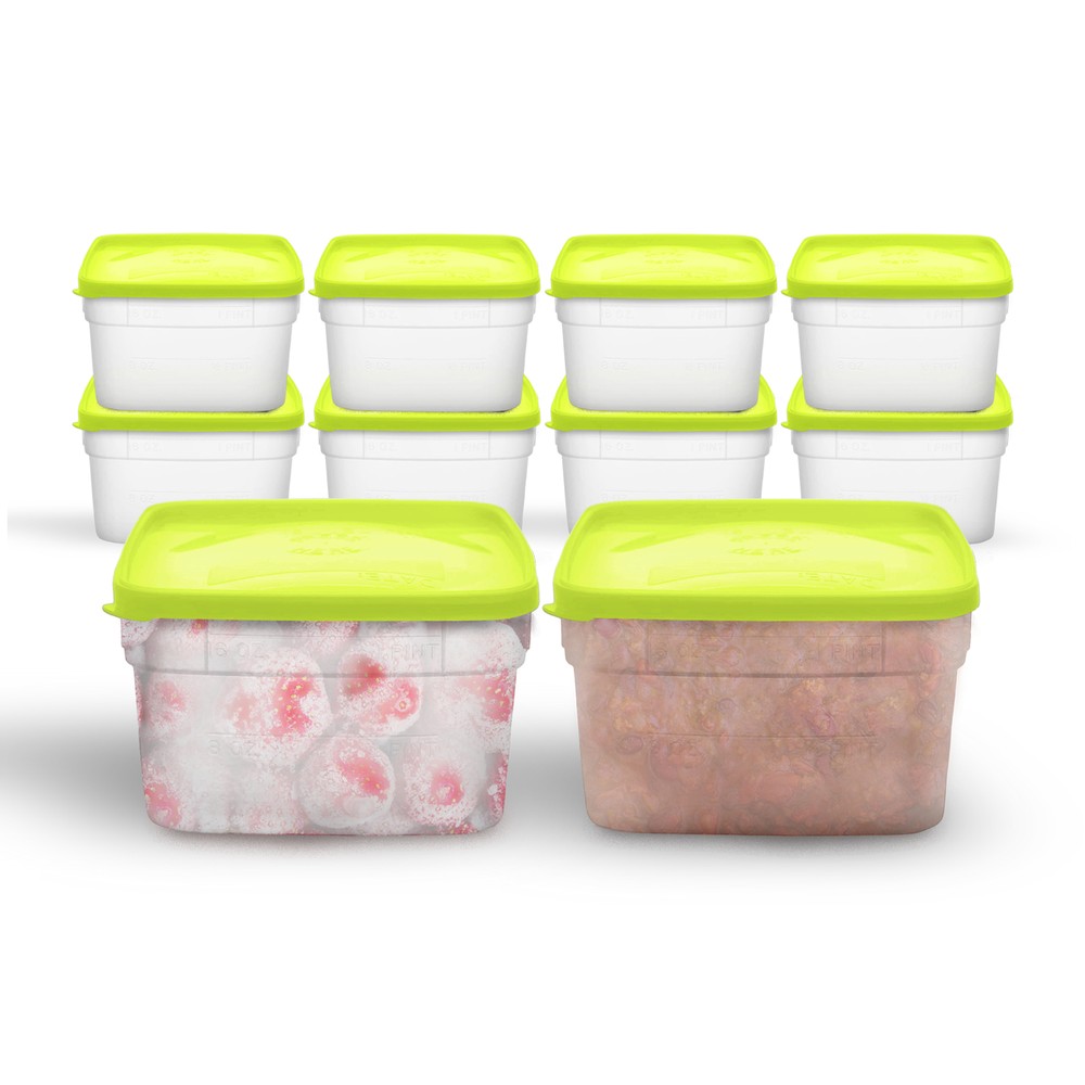 Arrow Freeze and Store Containers - 1 Pint, 5 ct. (2 Pack)