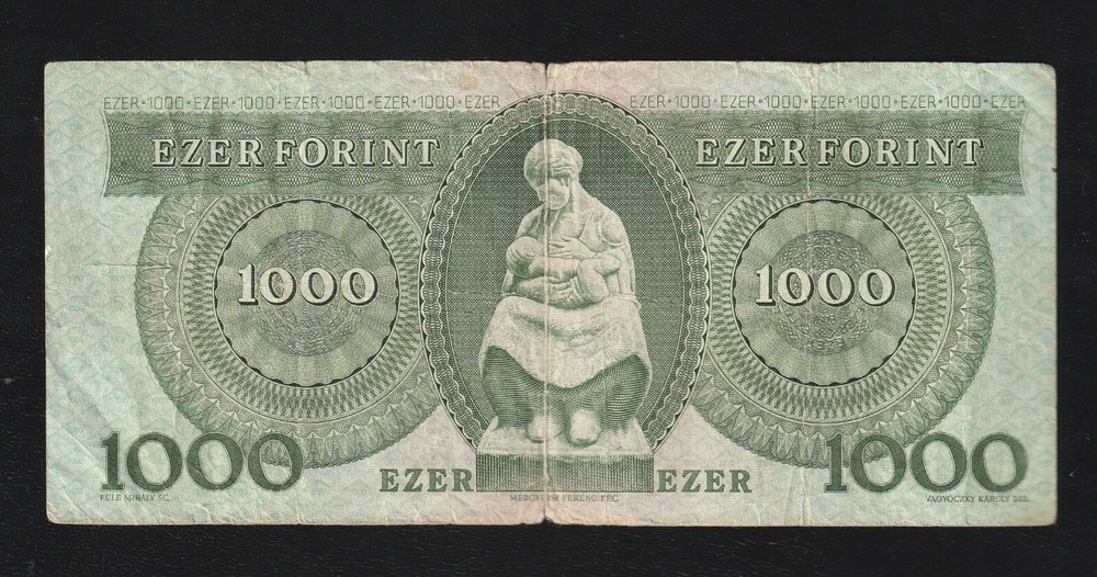 Hungary, 1000 Forint,1983, P-173, Banknote