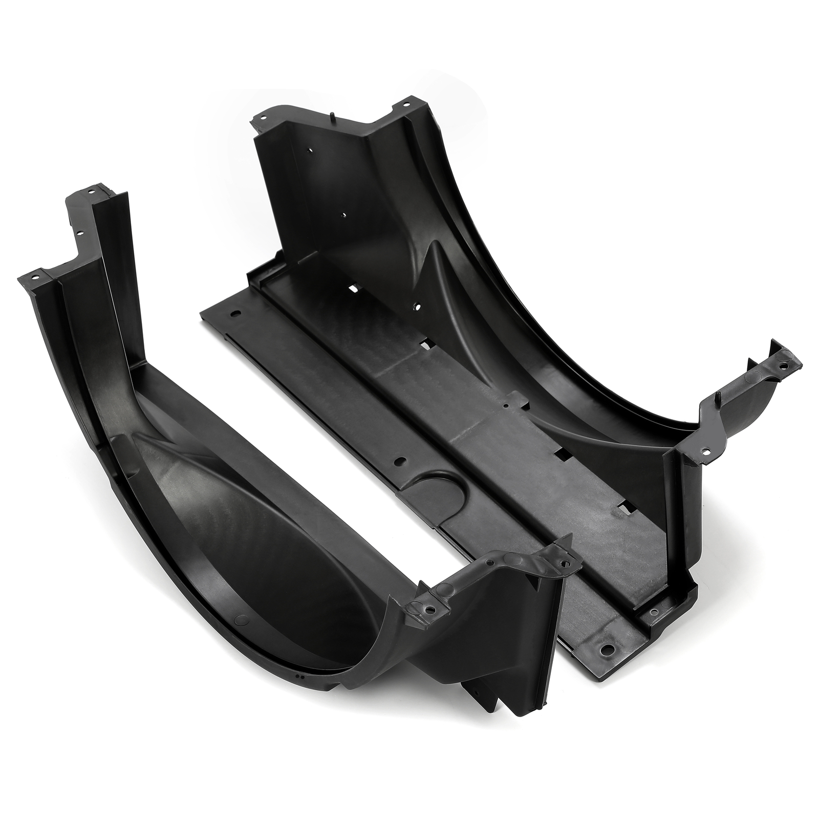 Upper & Lower Front Radiator Fan Shroud For 88-99 Chevy GMC 15739589 15696691