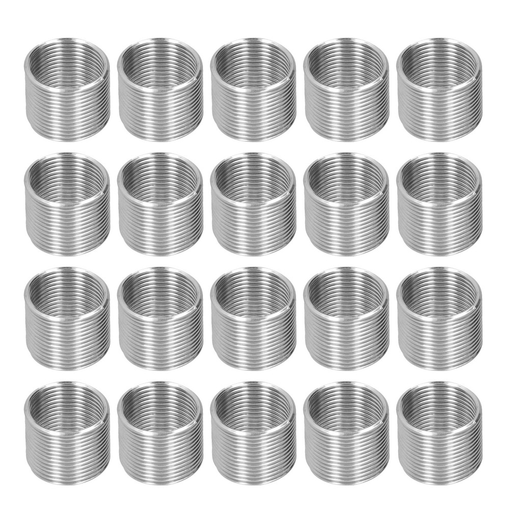20Pcs Thread Repair M14x1.25 Spiral Circle Insert Reducer Nut Threaded Socket