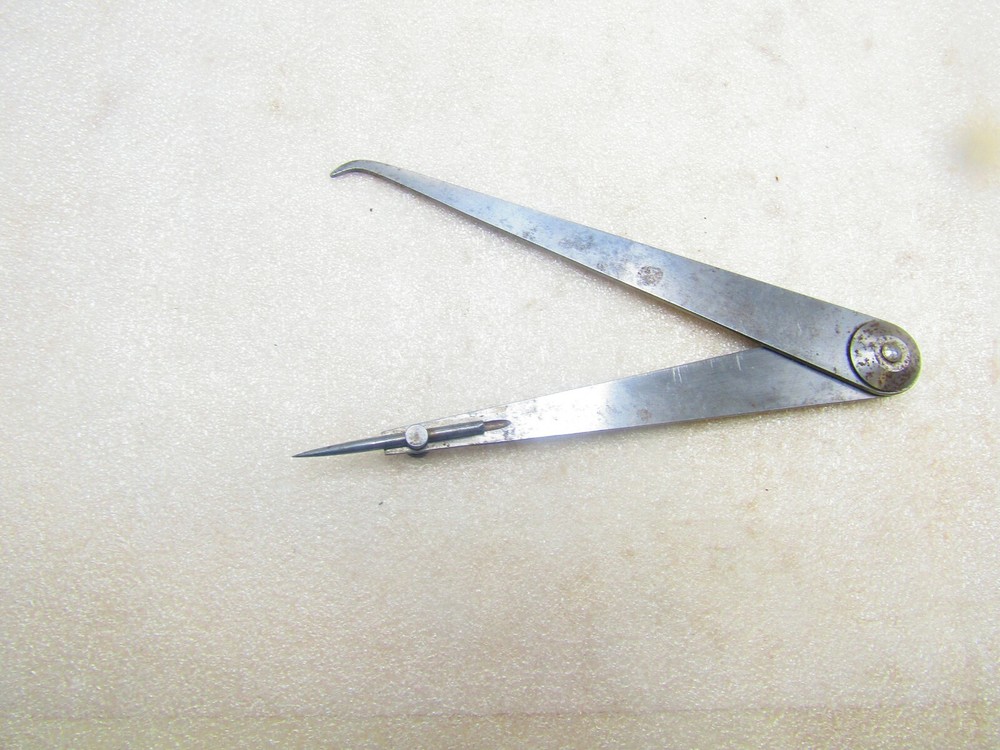 Hermaphrodite caliper by Starrett, No. 563