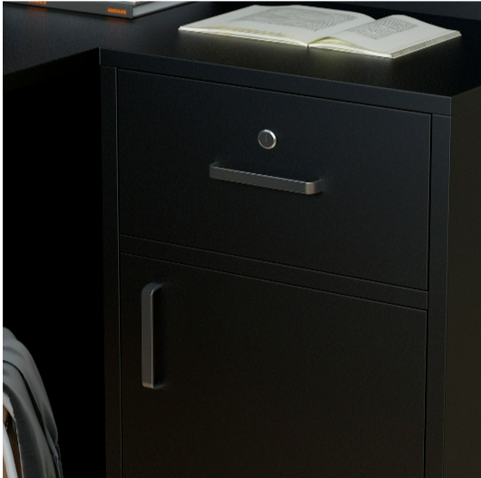Desk Reception Office Shelf Drawer Checkout Front Counter Table Stand Set Modern