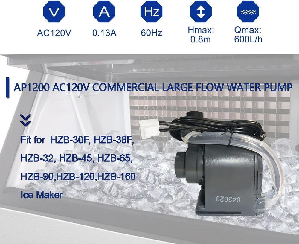 AP1200 AC120V Commercial High Flow Water Pump