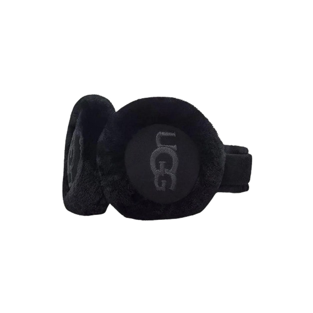 UGG Embroidered Logo Earmuff Black (W)