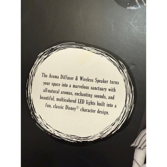 Jack Skellington Aroma Diffuser & Wireless Bluetooth Speaker LED lights NEW