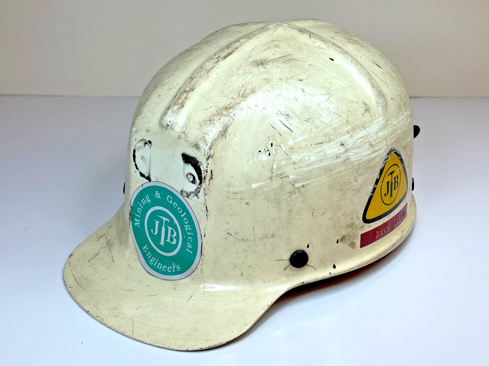 MSA Comfo-Cap Low Vein Coal Mining Hard Hat Vintage Prop 1977