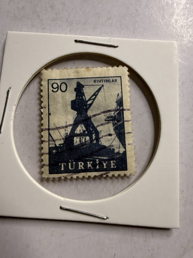 Turkey Stamp, Rihtimlar 90, Used