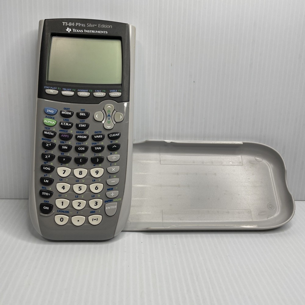 Texas Instruments TI-84 Plus Silver Edition Graphing Calculator Tested Working