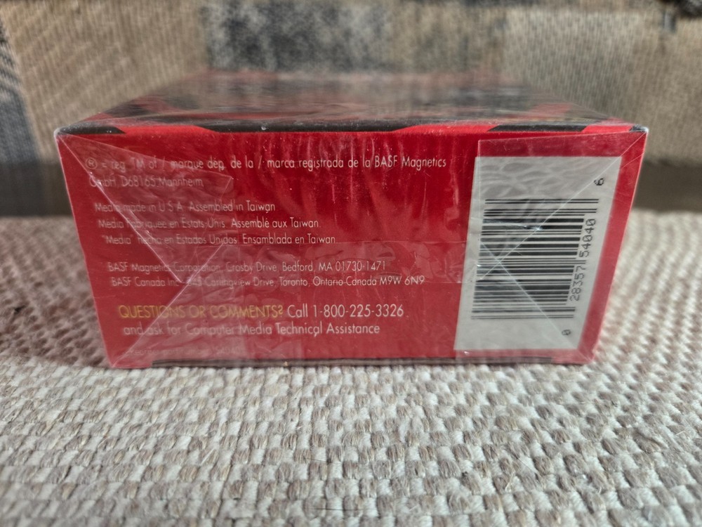 BASF Diskettes 3.5" 2HD DOS High Density Diskettes -Two 10 Packs- NEW, Sealed