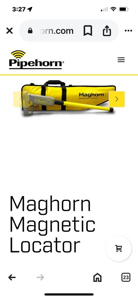 Pipehorn Ferromagnetic Locator MagHorn Model 450