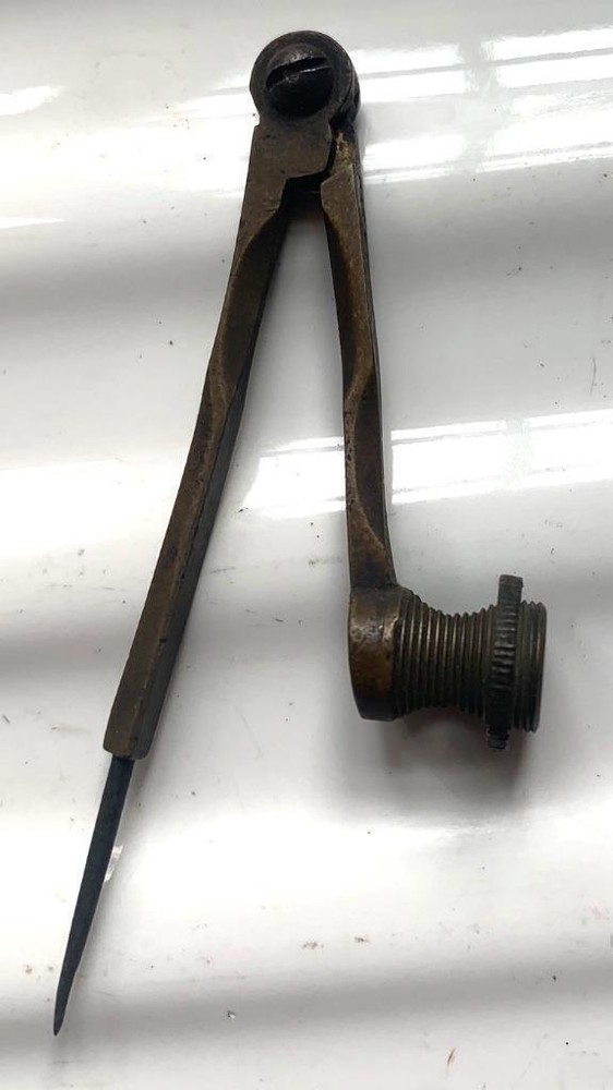 Antique brass drawing compass