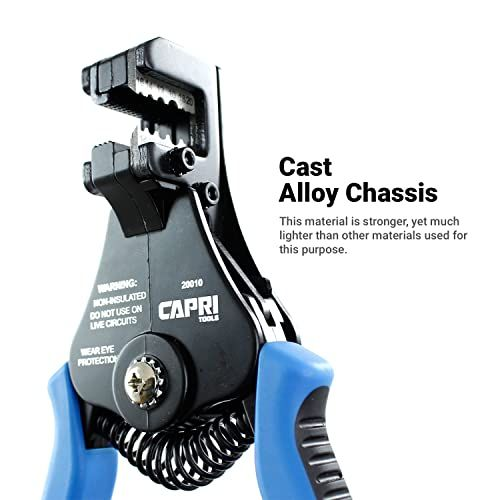 Capri Tools 20010 Precision Wire Stripper Small, Blue/Black