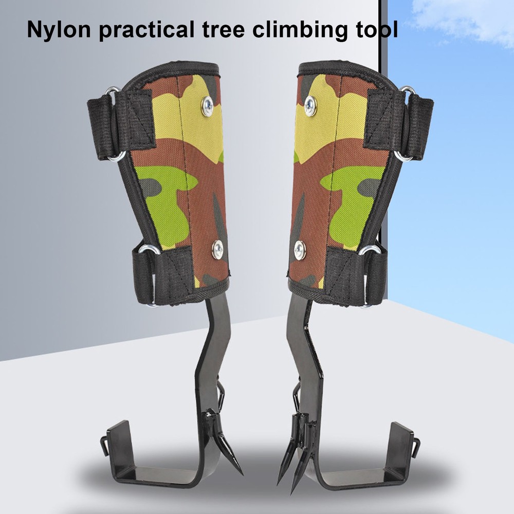2-Tree Climbing Spurs Sturdy Spikes For Trimming Fruit Trees Logging Cutting