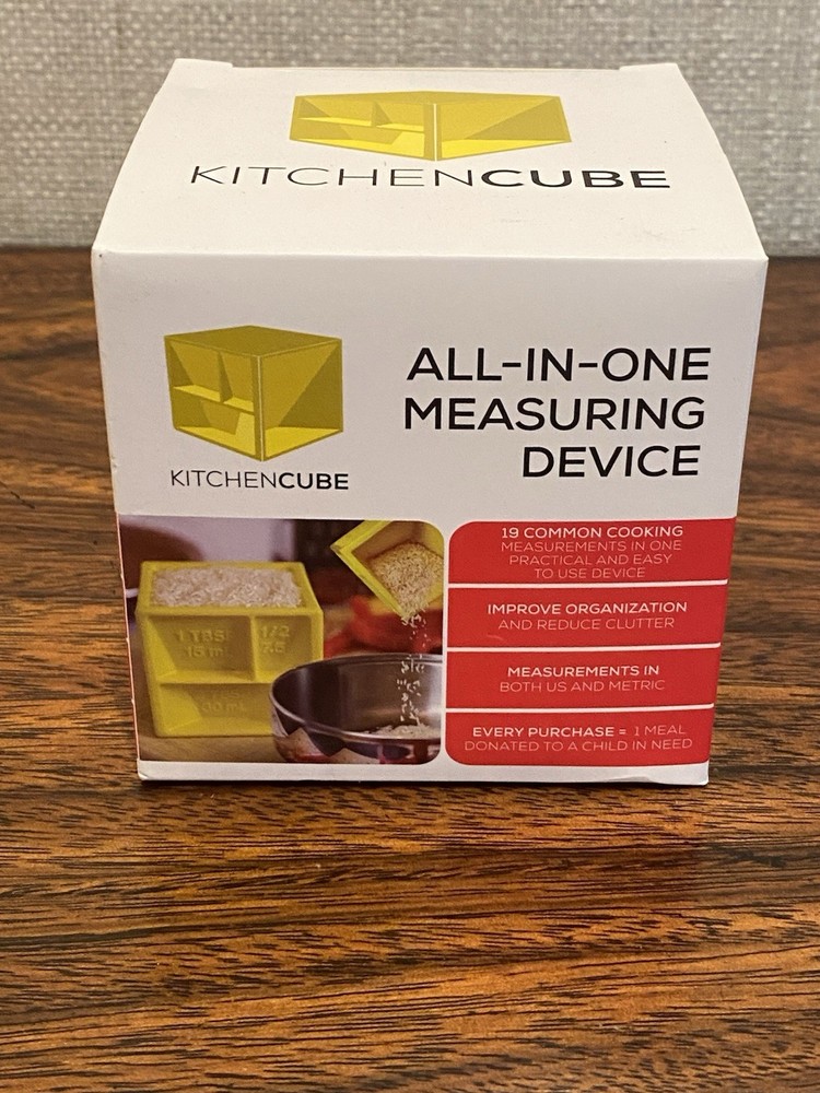 All-in-One Measuring Cube | 30+ Sizes | Kitchen | Baking | Great Gift | Red