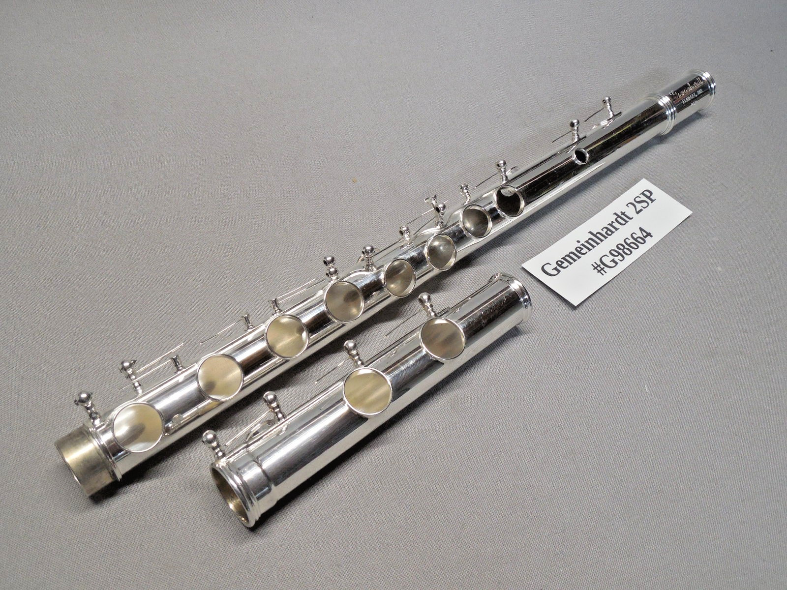 Gemeinhardt 2SP Silver Plated Flute w/ Case New Pads Polished Reconditioned
