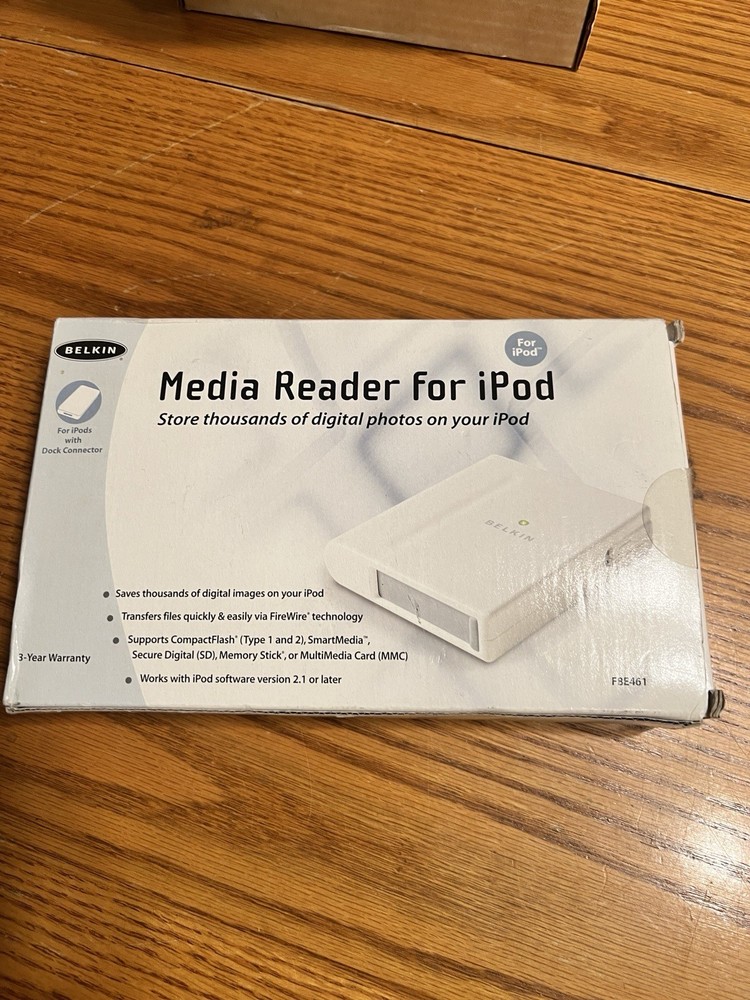 Belkin media reader for IPOD F8E461