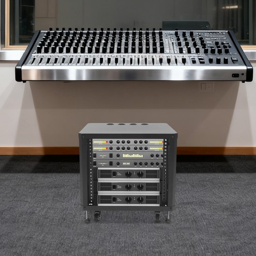 9U Rolling Server Rack Locking Network Cabinet Box Data Enclosure