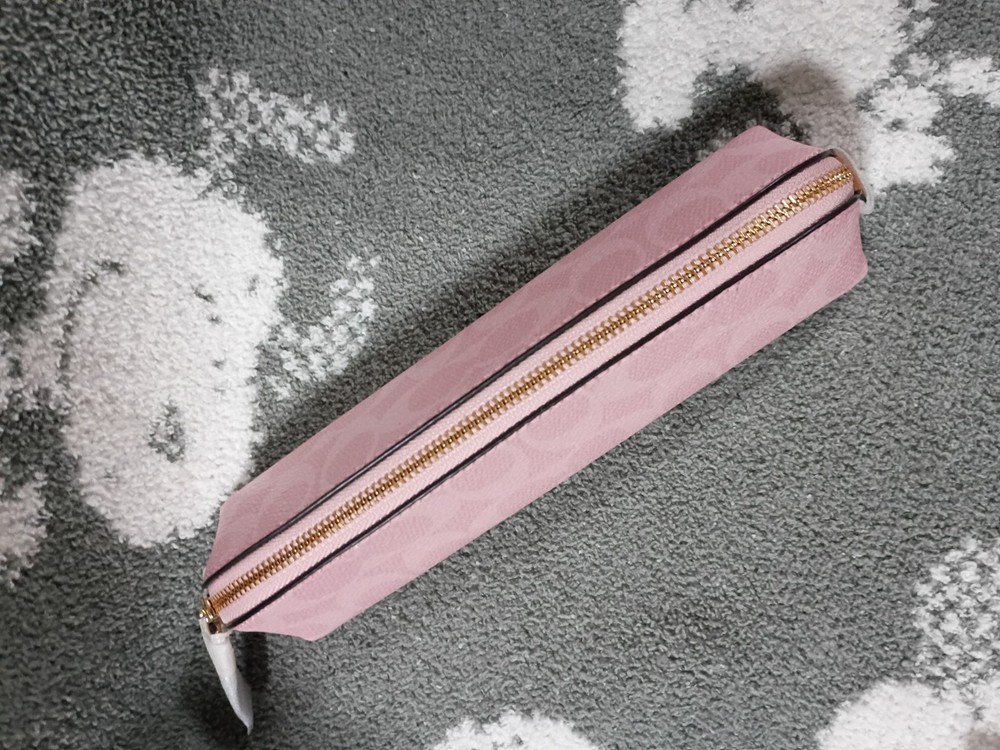 Coach Powder Pink Notebook & Pencil Case
