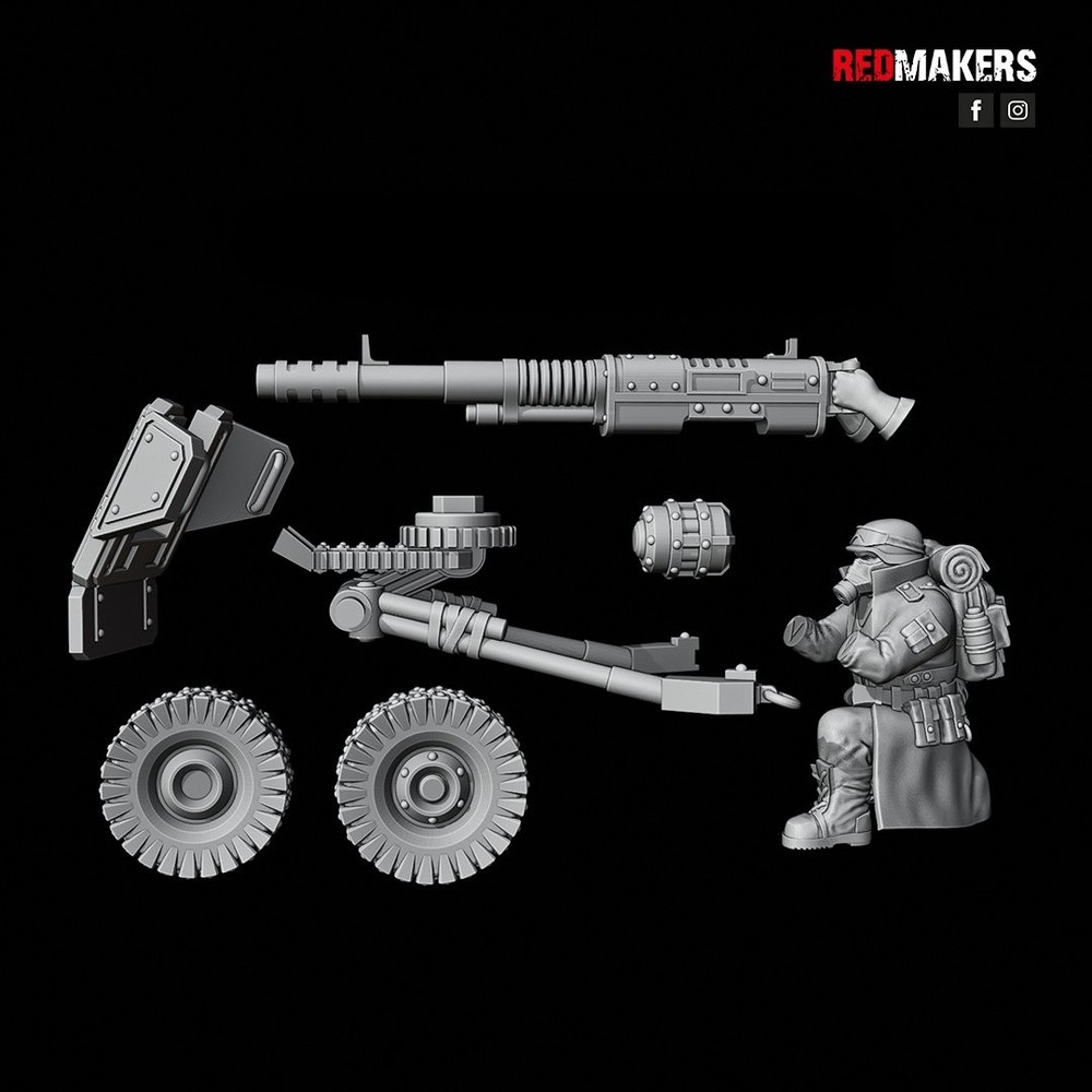 STEEL GUARD HEAVY SUPPORT TEAM WITH AUTOCANNON