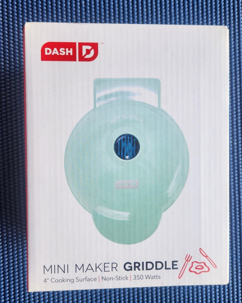 DASH Mini Maker Waffle - Mini Maker Griddle - 4" Cooking Surface - Non-Stick