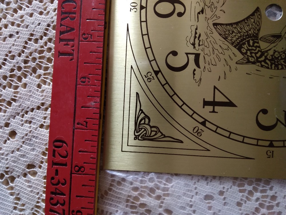 3 Plastic & One Metal Clock Fish Face / Dial Ramar Ind Inc. +
