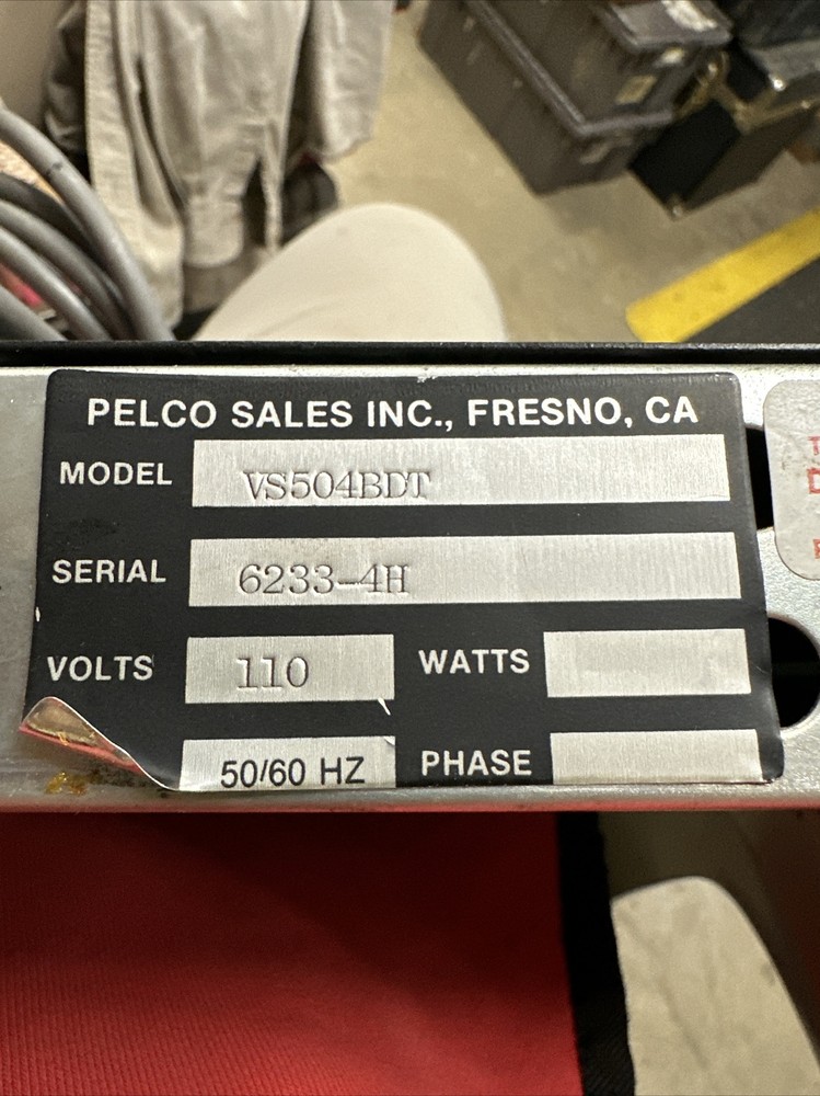 Pelco VS504BDT 6233-4H 110V