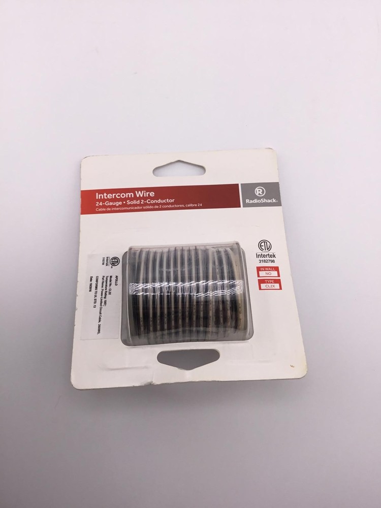 RadioShack Intercom Wire 24-Gauge Solid 2-Conductor CL2X