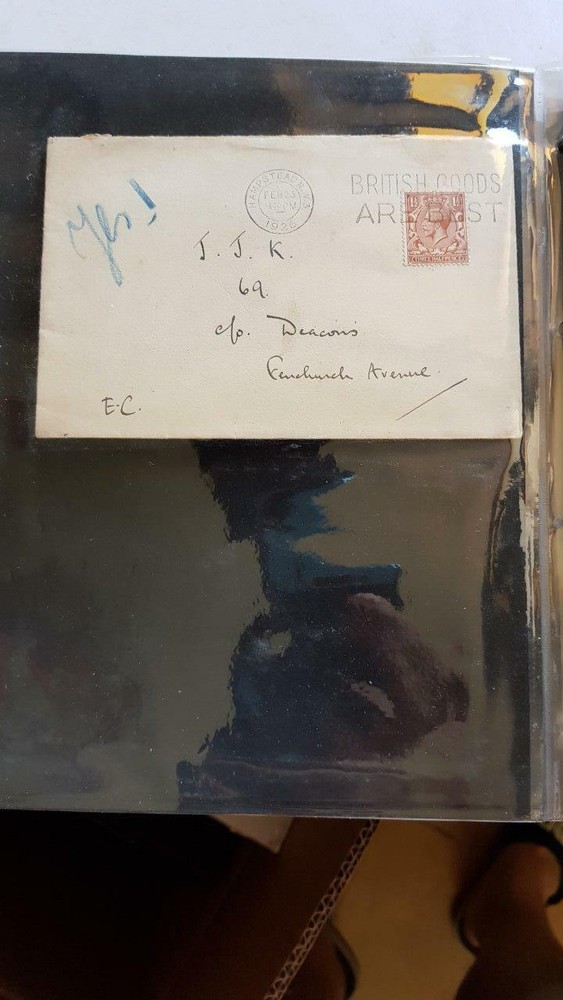 2019_059: POSTAL HISTORY: binder with about 100 postal history documents