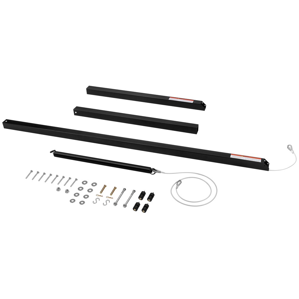 2 Sided Tailgate Utility Trailer Gate & Ramp Lift Assist System 350lbs