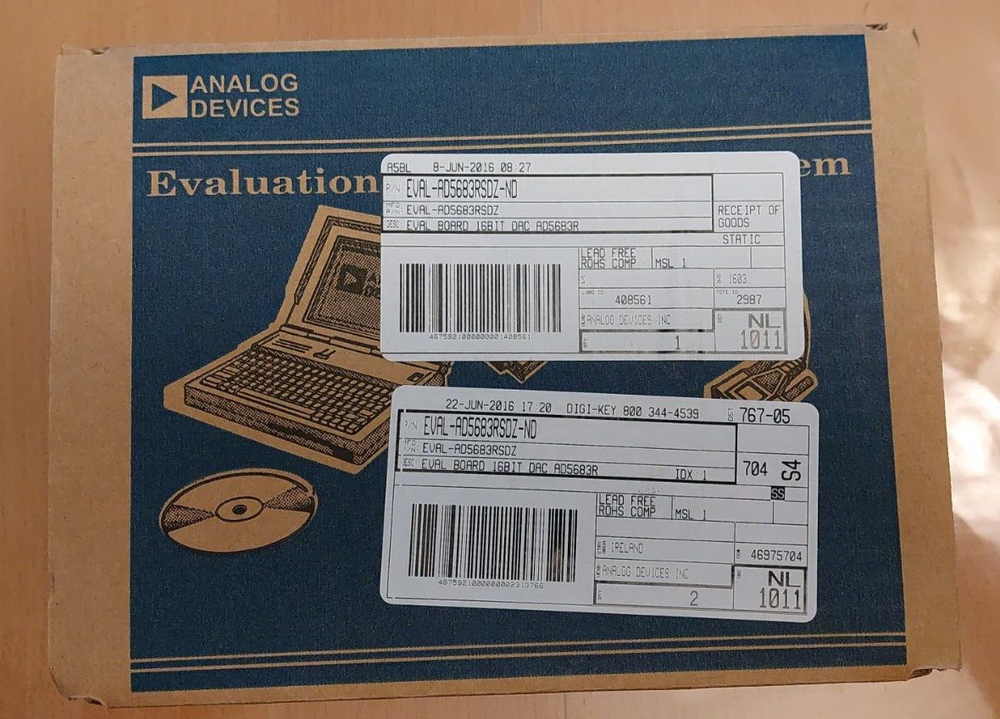 Analog Device EVAL-AD5683RSDZ nanoDAC 16 Bit Evaluation Board