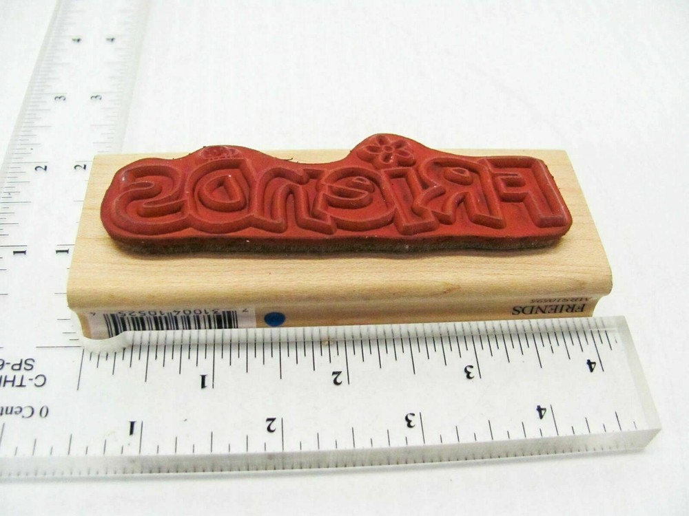 Bold Friends Rubber Stamp - Stamp Set A738