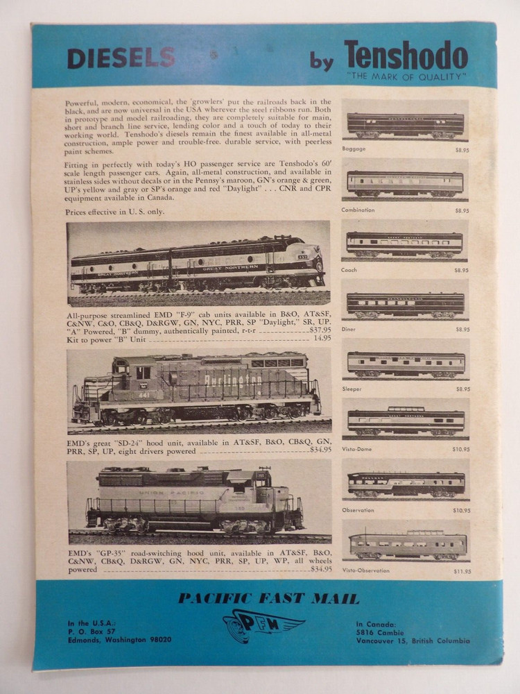 Model Railroader Magazine May 1967 Volume 34