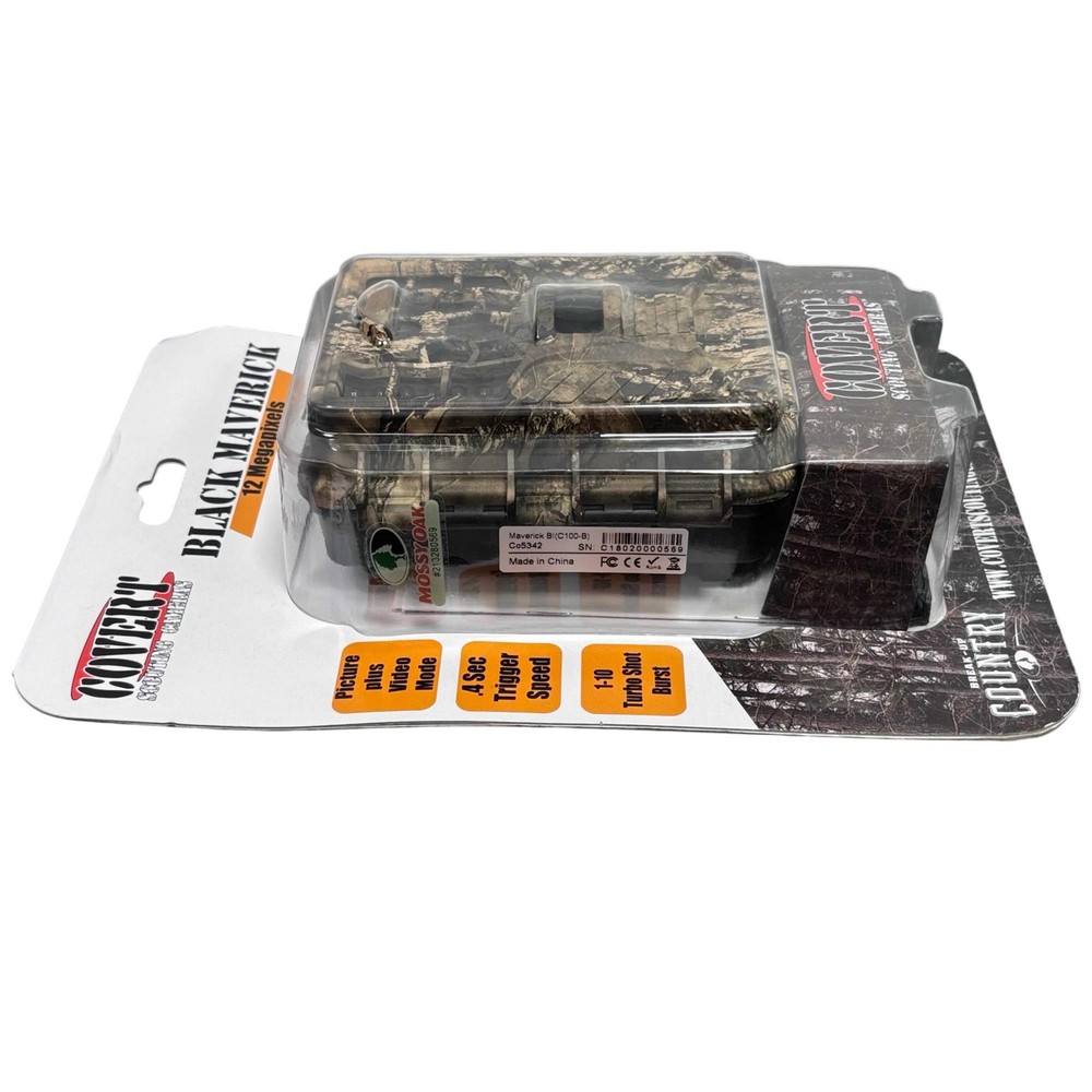 Covert Scouting Cameras Black Maverick 12 Megapixel Trail Camera