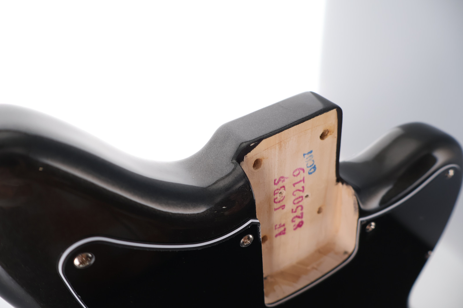 Squier Jaguar Bass Body Affinity Series Charcoal Frost Metallic Fully Loaded