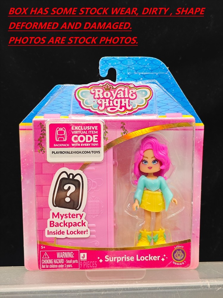 * YOU CHOOSE* Royale High Surprise Locker Series 1 Doll & CODE Mystery Backpack