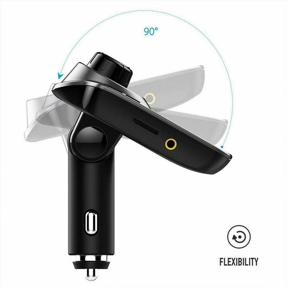 Bluetooth Car Kit MP3 Player FM Transmitter Wireless Radio Adapter USB Charger