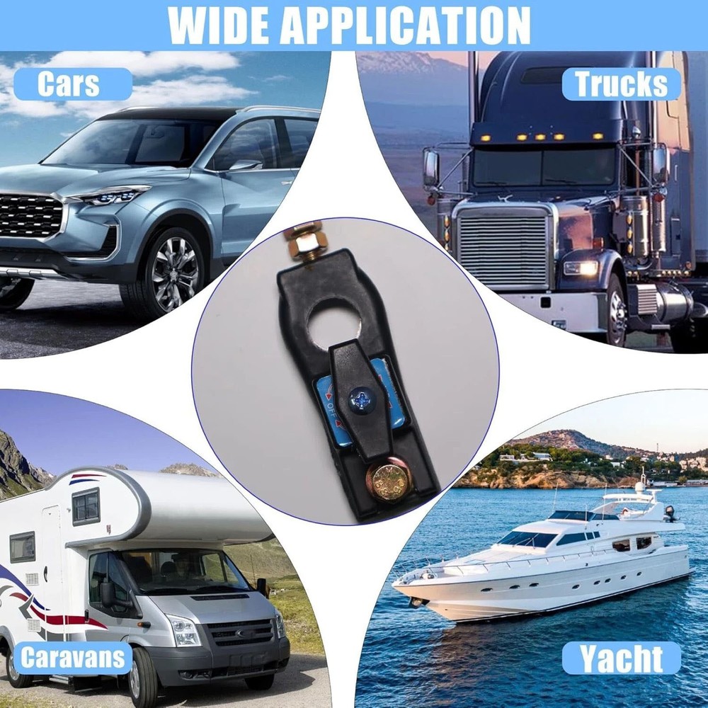 Car Battery Disconnect Isolator Cut Off Switch With power cut-off ability
