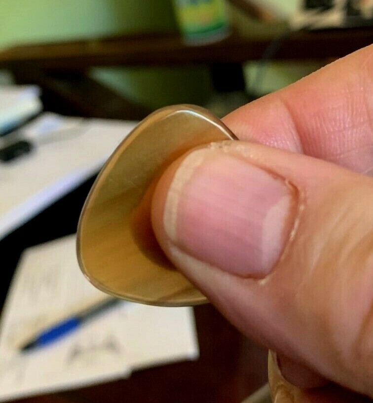 Custom House Hand Crafted Buffalo Horn Guitar Pick 6 Pack