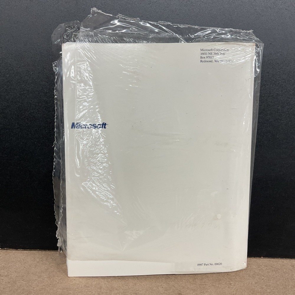 Microsoft QuickBASIC 4.0 BASIC Language Reference - Lot Of 3 - New Torn Plastic