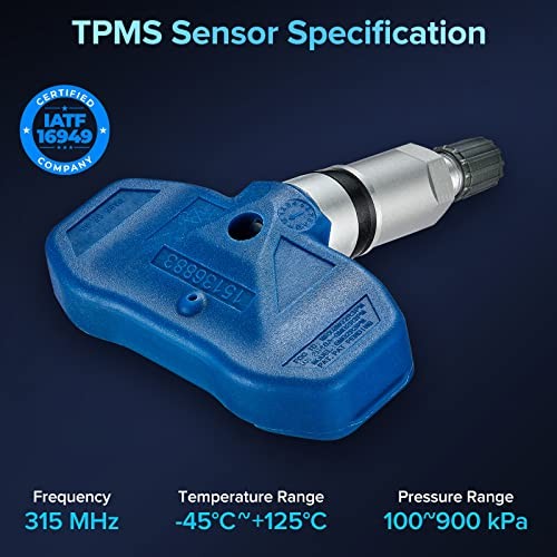 Programmed TPMS Sensor Compatible with 2004 Cadillac Escalade Chevy 15136883