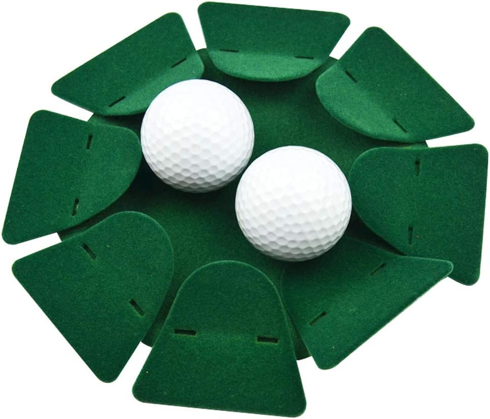 2pcs Green All-Direction Putting Cup Golf Training Hole Practing Cup Aid Indo...