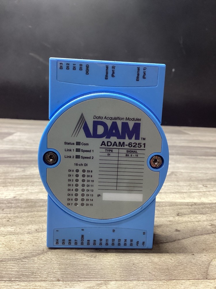 Advantech ADAM-6251 Data Acquisition Modules 16-ch #130N51